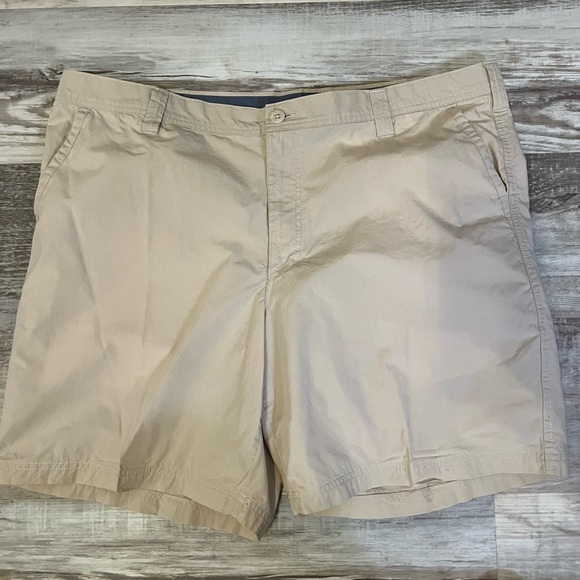 Columbia‎ Shorts AM4471 Mens Washed Out Cotton Chino LIGHTWEIGHT Khaki 40 x 8” - Picture 1 of 3